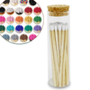 4" Matches in Chic Cork Top Jar - Colors of Your Choice