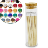 4" Matches in Chic Cork Top Jar - Colors of Your Choice