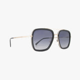LEX MIDNIGHT Polarized Navigator Metal Sunglasses