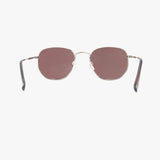 BILLIE MAUVE Polarized Geometric Metal Fashion Sunglasses