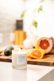 Grapefruit + Spearmint Frosted Candle