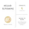 Hello Sunshine (Grapefruit, Geranium, Lime) Non-Toxic Candle