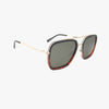 LEX MIDNIGHT FADE Polarized Navigator Metal Sunglasses