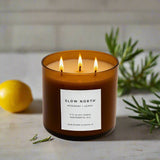 Rosemary + Lemon - Signature 3-Wick Non-Toxic Candle