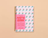 Printemps Tulip Letterpress Spiral Notebook - Made in USA - Nature - Cute - Back to School