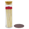 4" Matches in Chic Cork Top Jar - Colors of Your Choice