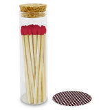 4" Matches in Chic Cork Top Jar - Colors of Your Choice
