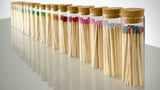 4" Matches in Chic Cork Top Jar - Colors of Your Choice