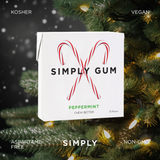 Holiday Peppermint Gum - Natural + Plastic Free
