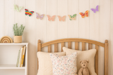 Butterfly Recycled Paper Garland - Assorted Prints
