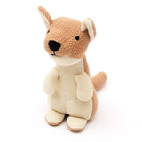 100% Handcrafted Cotton Knitted Soft Puppy Peach