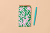 Aster Wildflower Letterpress Pocket-size Spiral Notebook - Made in USA - Outdoor, Hiking, Garden, Summer, Back to School, Christmas Gift, Stocking Stuffer