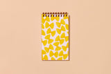 Farfalle Bowtie Pasta Letterpress Pocket-size Spiral Notebook - Made in USA - Foodie, Pasta, Cooking, Cozy, Comfort Food - Back to School, Christmas Gift, Stocking Stuffer