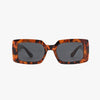 BREEZE AMBER SMOKE Polarized Rectangle Fashion Sunglasses