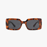 BREEZE AMBER SMOKE Polarized Rectangle Fashion Sunglasses
