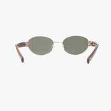 COCO CLASSIC Polarized Oval Metal Fashion Sunglasses
