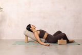 Yogamatters Hemp Rectangular Buckwheat Bolster - Natural