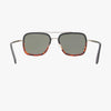 LEX MIDNIGHT FADE Polarized Navigator Metal Sunglasses