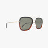 LEX MIDNIGHT FADE Polarized Navigator Metal Sunglasses