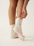 💕 Mini Heart Petal Grip Sock