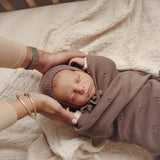 100% Organic Cotton Luxury Organic Blanket + Hat Gift Set