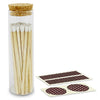 4" Matches in Chic Cork Top Jar - Colors of Your Choice