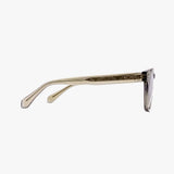 ALEX CRYSTAL TAUPE Polarized Round Fashion Sunglasses