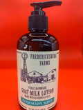 Fredericksburg Farms River Oaks Rosemary Mint Scented Goat Milk Lotion 8 oz