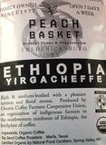 Big Bend Coffee Roasters Ethiopia Yirgacheffee Coffee Organic Whole Bean 1 lb