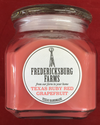 Fredericksburg Farms Texas Ruby Red Grapefruit Scented Texas Handmade Candle 20 oz