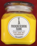 Fredericksburg Farms You Are My Sunshine Scented Texas Handmade Candle 20 oz