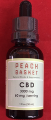 CBD 3000 mg 60 mg/serving Natural flavor 1 fl oz 0.3% THC