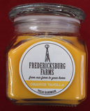 Fredericksburg Farms Orange Vanilla Scented Candle 10 oz