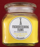 Fredericksburg Farms Yellow Rose of Texas Scented Texas Handmade Candle 20 oz