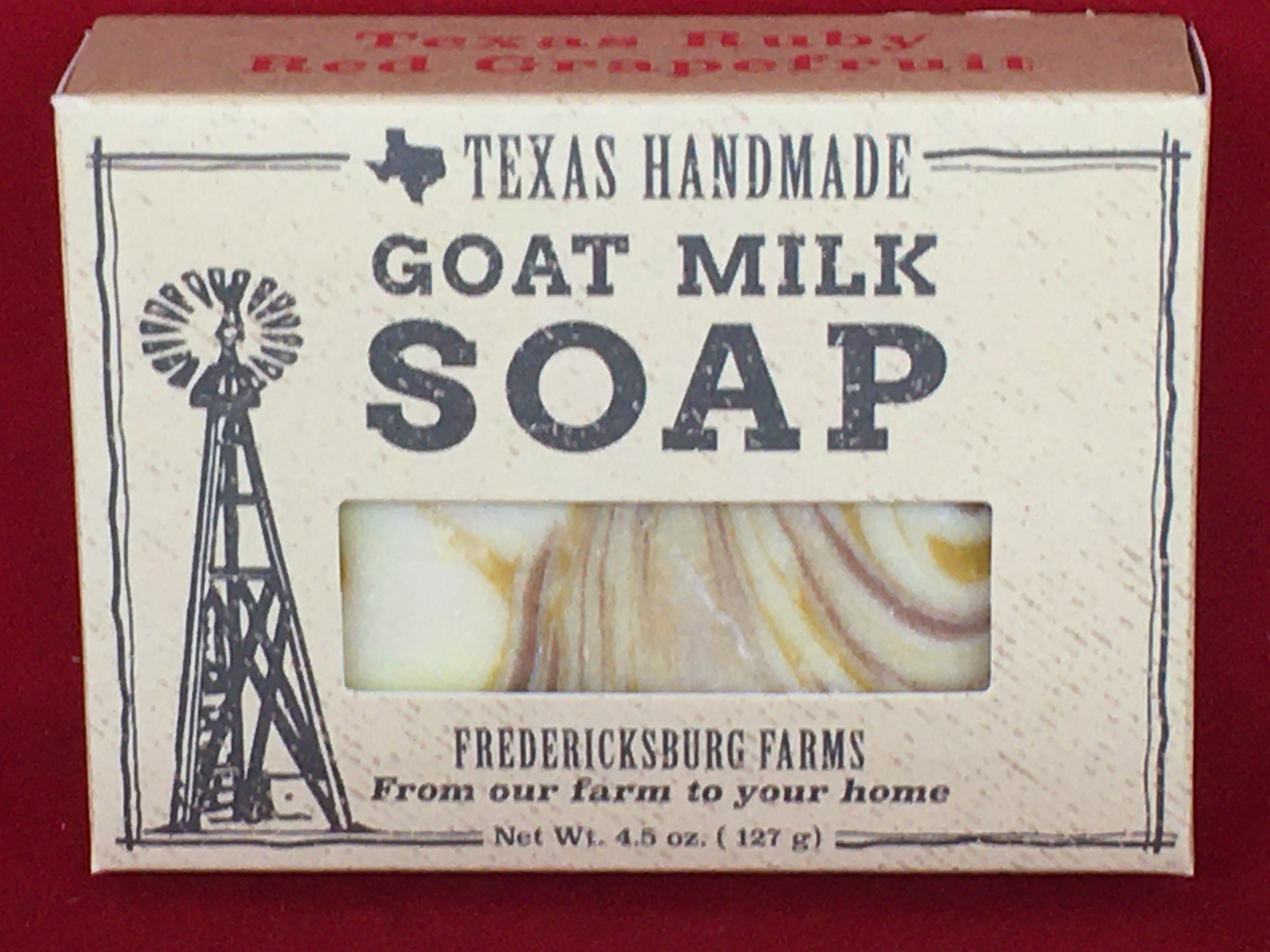 Fredericksburg Farms Goat Milk Bar Soap Texas Bluebonnet 4.5 oz