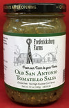 Fredericksburg Farms Old San Antonio Tomatillo Salsa Gluten Free No High Fructose Corn Syrup 12 oz