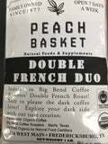 Big Bend Roasters Double French Duo Organic Whole Bean Coffee 1 lbs