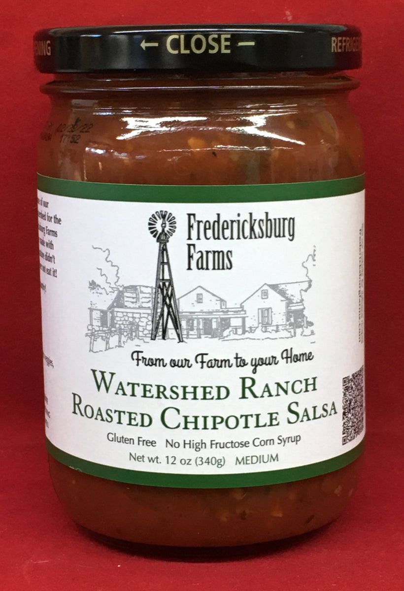Fredericksburg Farms Watershed Ranch Roasted Chipotle Salsa Gluten Fre