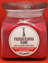 Fredericksburg Farms Vanilla & Cherry Blossom Scented Texas Handmade Candle 10 oz