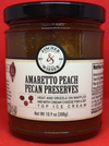Amaretto Peach Pecan Preserves 10.9 oz