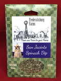 Fredericksburg Farms San Jacinto Spinach Dip Gluten Free Mild 1 oz