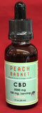 CBD Oil 5,000 mg Peach flavor Colorado Sourced 1 fl oz 0.3% THC